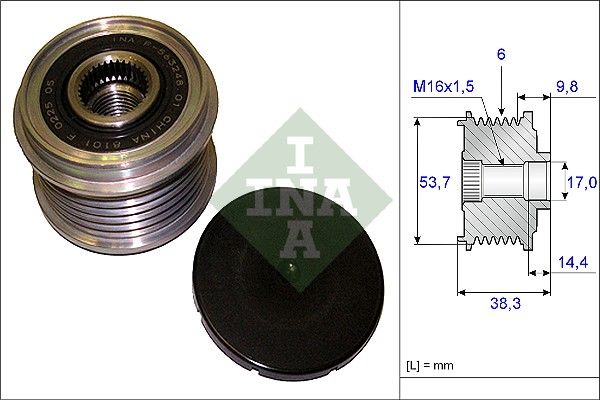 Alternator Freewheel Clutch
