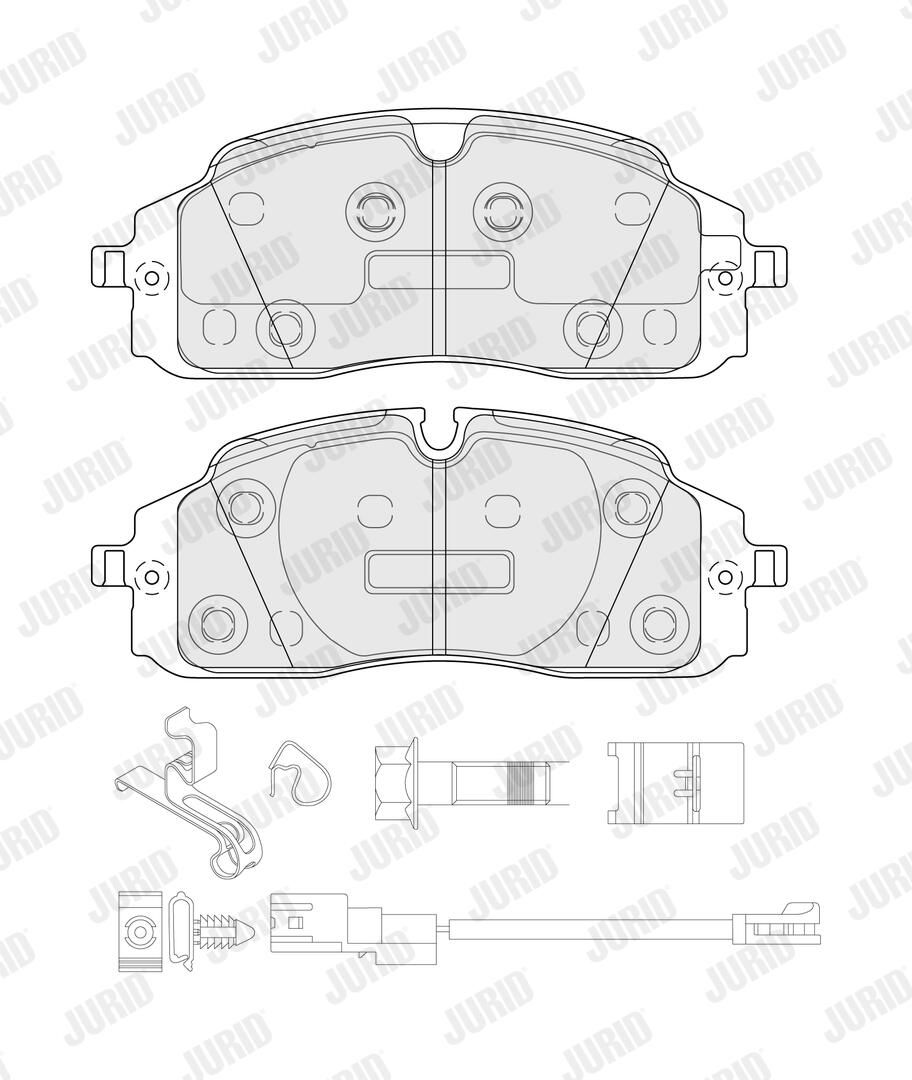 Brake Pad Set, disc brake-1