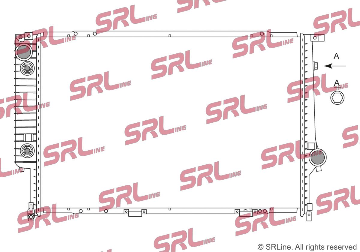 Radiator, engine cooling
