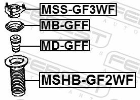 Protective Cap/Bellow, shock absorber-1