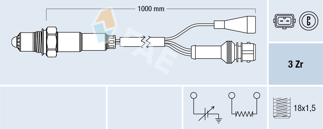 FAE 77107 Oxygen sensor