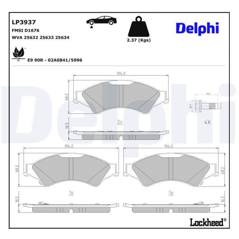Brake Pad Set, disc brake-2