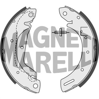 MAGNETI MARELLI 360219198358 Brake shoe