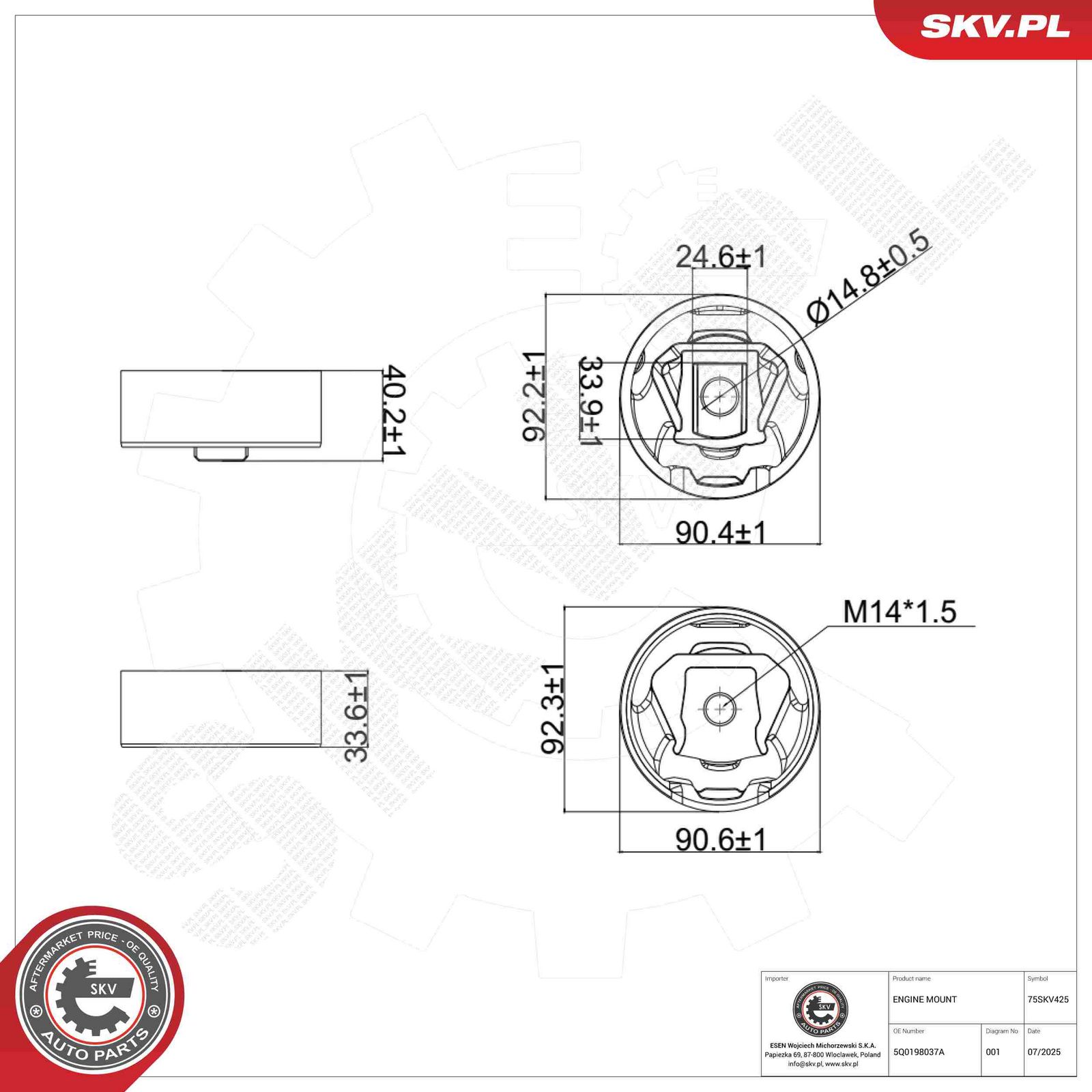 Mounting, engine-4