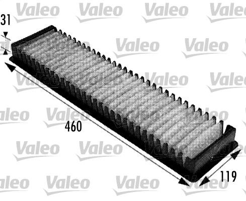 VALEO 698725 Filtras, salono oras