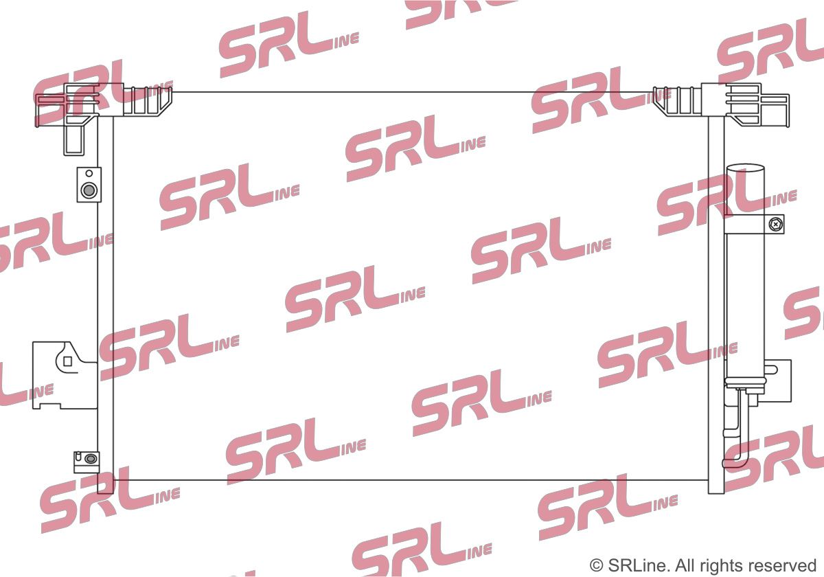 SRLINE 5266K8C1S Condenser, air conditioning