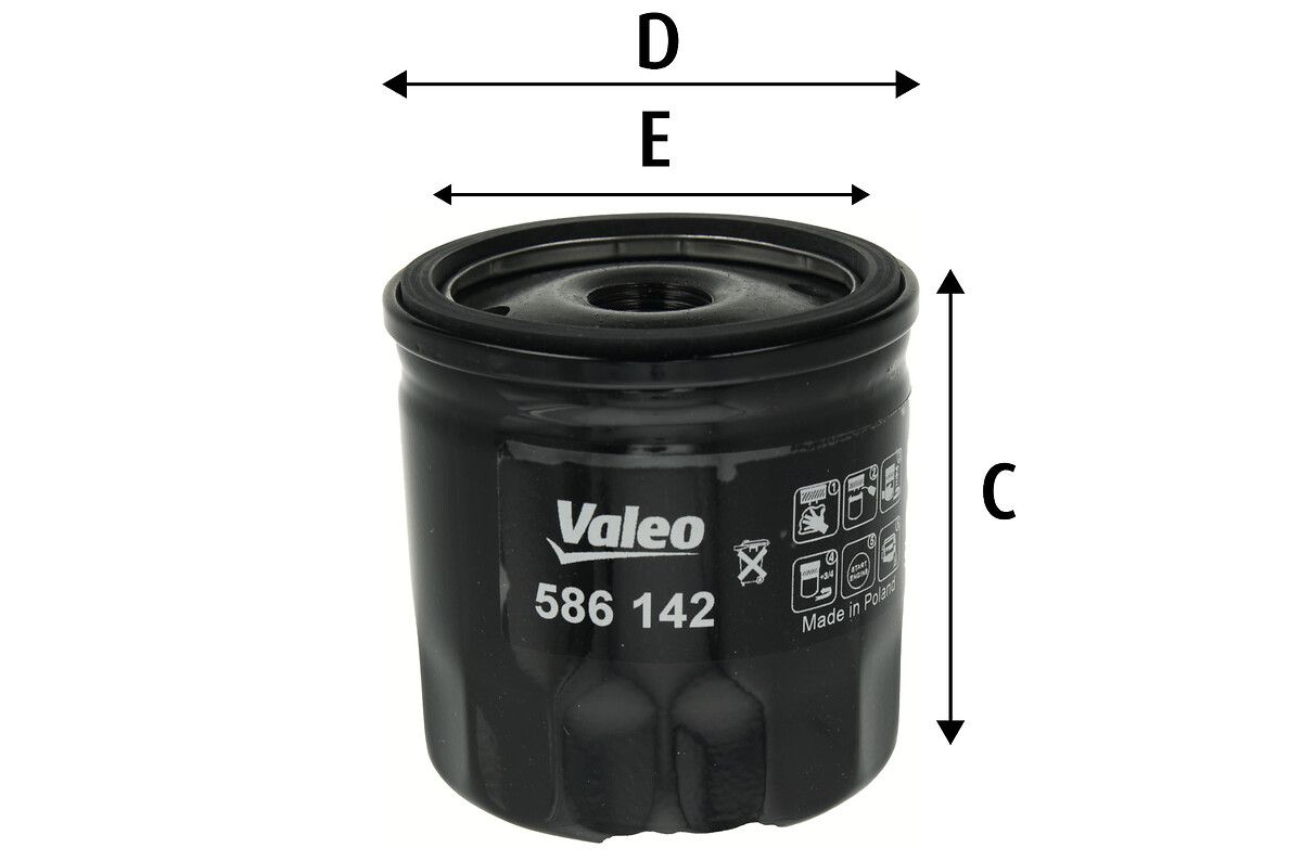 VALEO 586142 Oil filter