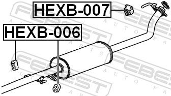 Mounting Kit, exhaust system-1