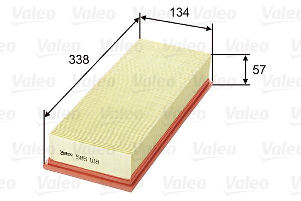 VALEO 585108 Oro filtras