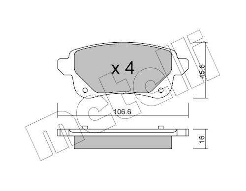 Brake Pad Set, disc brake-main