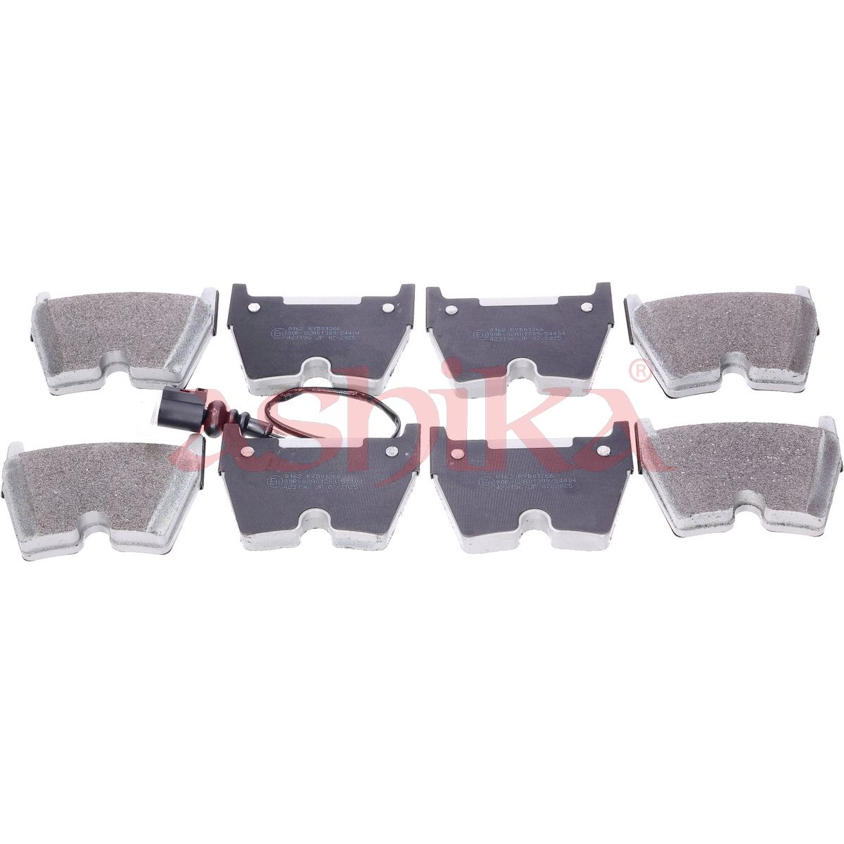 ASHIKA 50-00-0162 Brake pad set, disc brake