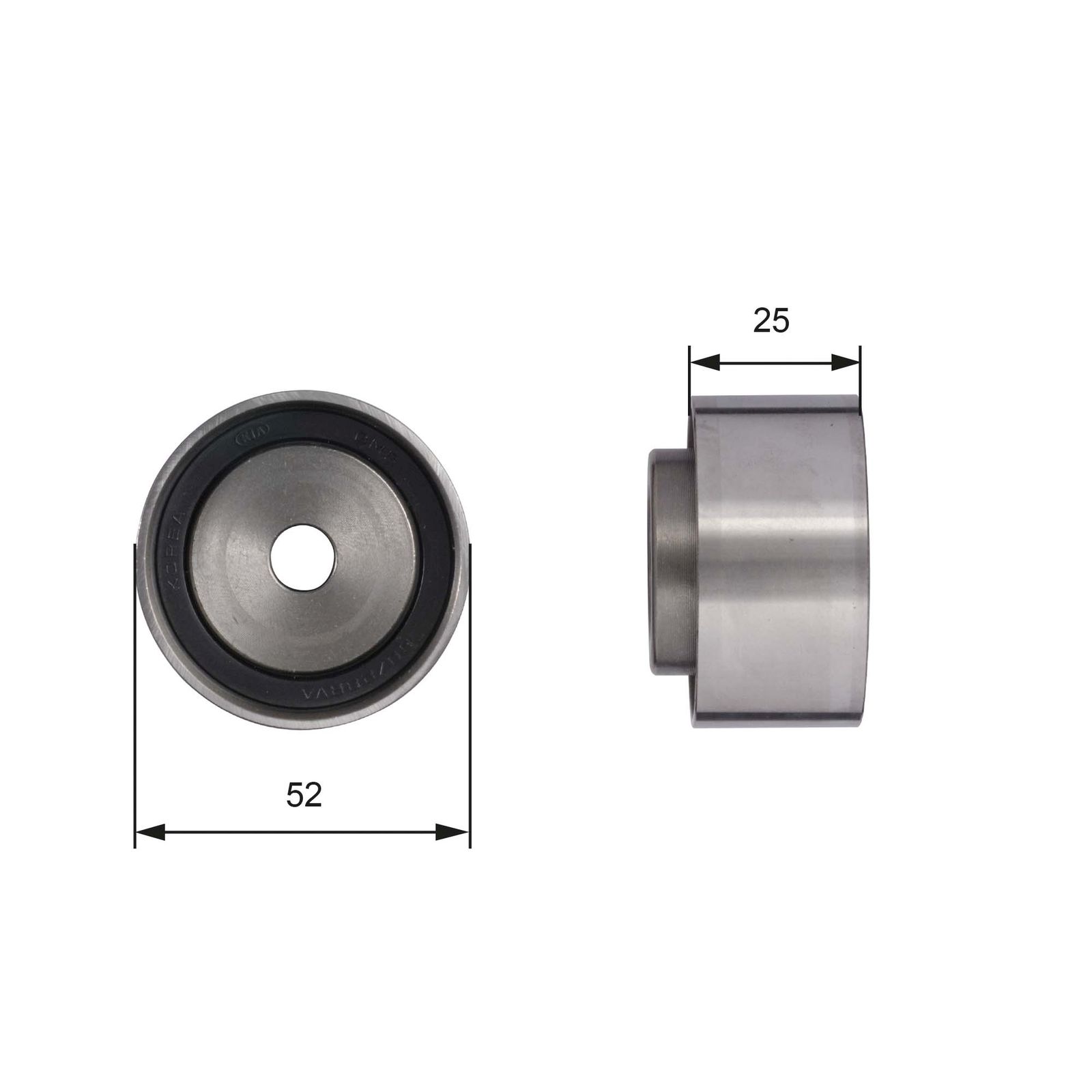 GATES T42005 Deflection pulley/guide pulley, timing belt
