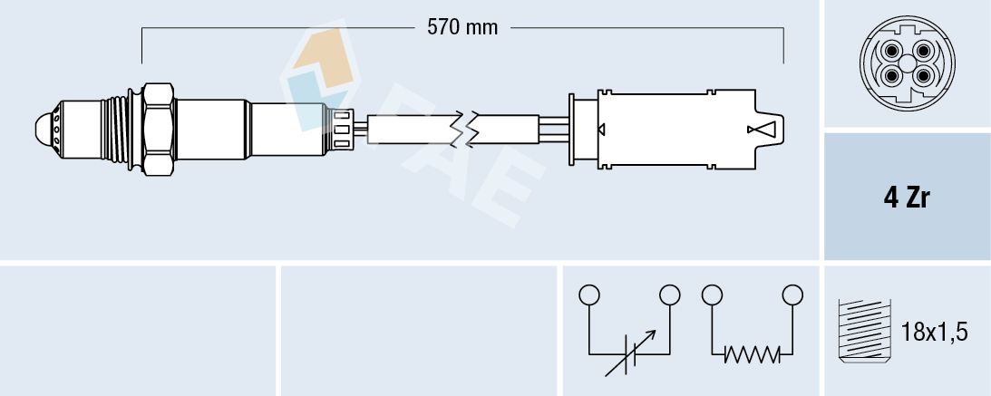 FAE 77266 Oxygen sensor