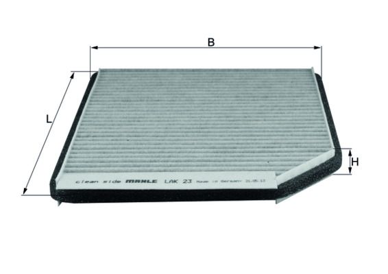 KNECHT LAK 23 Filter, cabin air