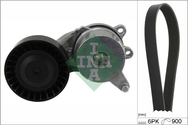 SCHAEFFLER INA 529 0268 10 V-ribbed belt set