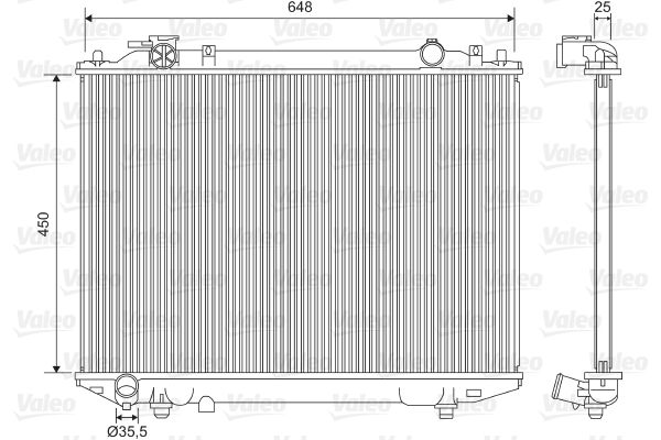 Radiator, engine cooling