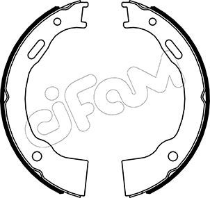 CIFAM 153-514 Brake shoe set, parking brake
