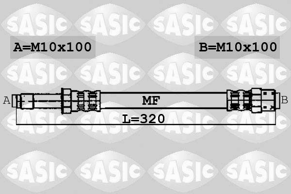 SASIC 6606019 Brake hose