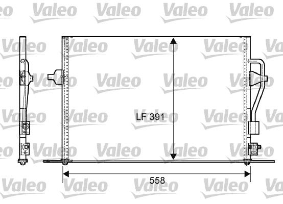 VALEO 817232 Condenser, air conditioning