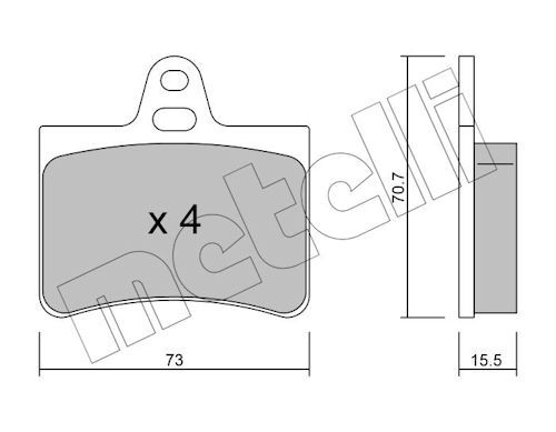 Brake Pad Set, disc brake-main