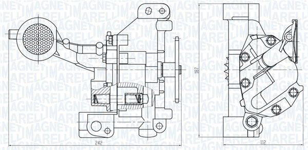 MAGNETI MARELLI 351516000109 Oil pump