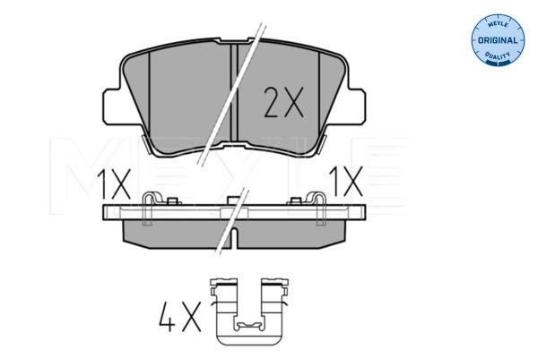 Brake Pad Set, disc brake-1