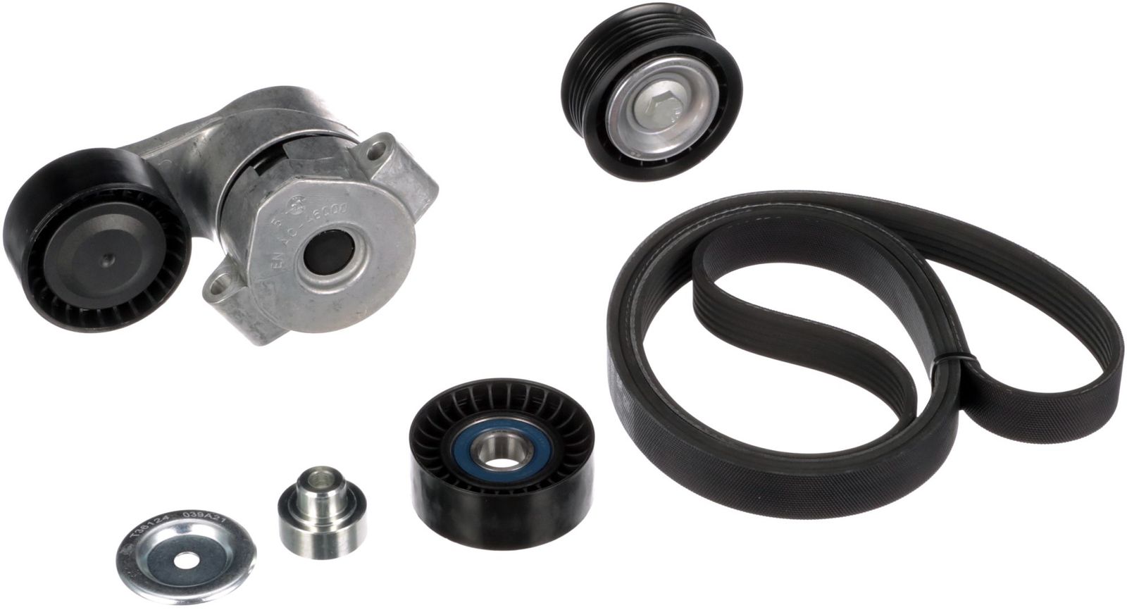 GATES K026PK1670 V-ribbed belt set