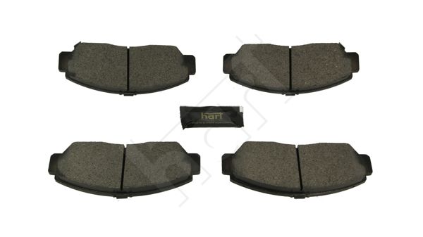 HART 260 765 Stabdžių trinkelių rinkinys, diskinis stabdys