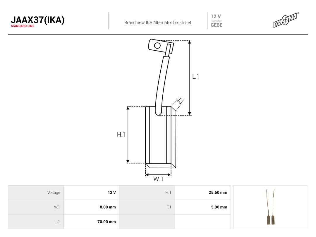 Carbon Brush, alternator-1