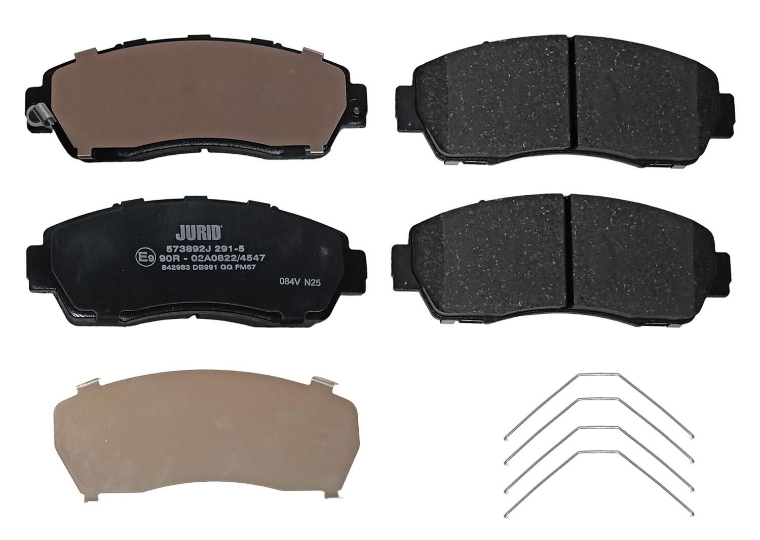 JURID 573892J Brake pad set, disc brake