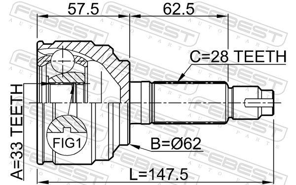 Joint Kit, drive shaft-1