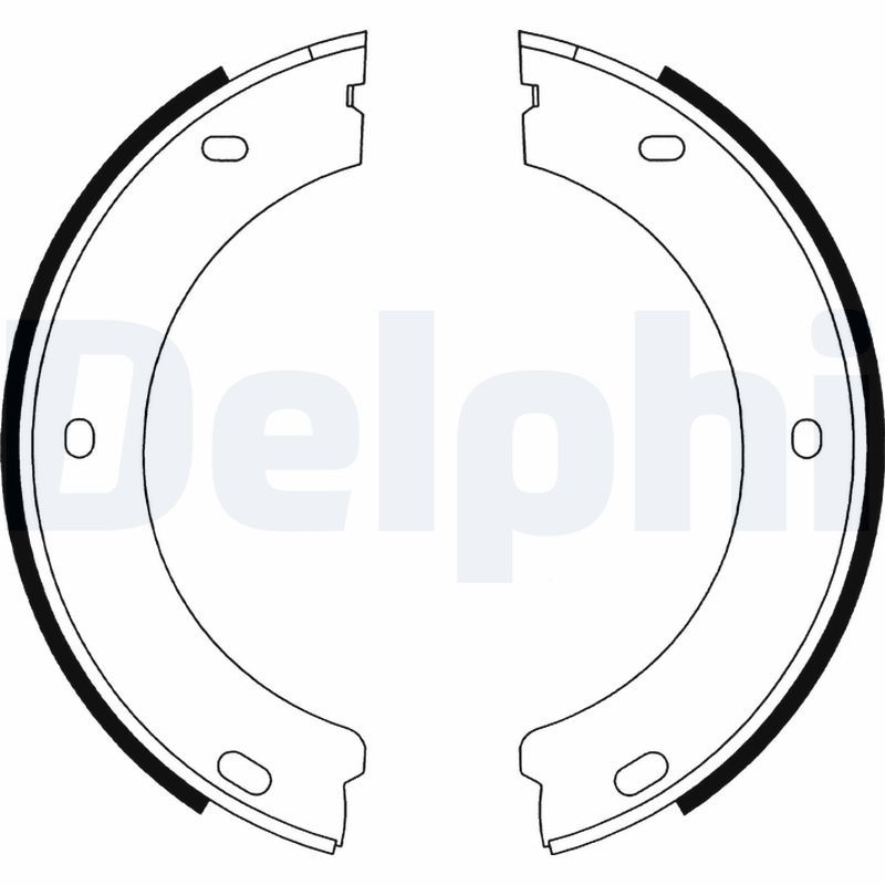 Brake Shoe Set, parking brake