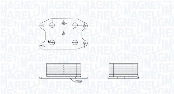MAGNETI MARELLI 350300007700 Oil cooler, engine oil