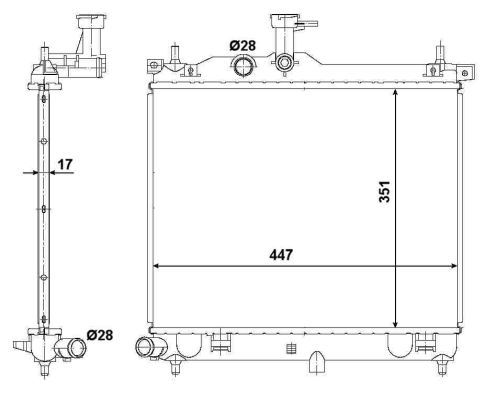 Radiator, engine cooling-6
