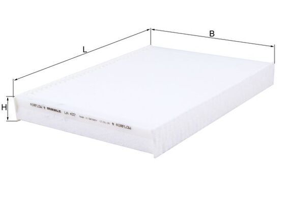 KNECHT LA 437 Filtras, salono oras