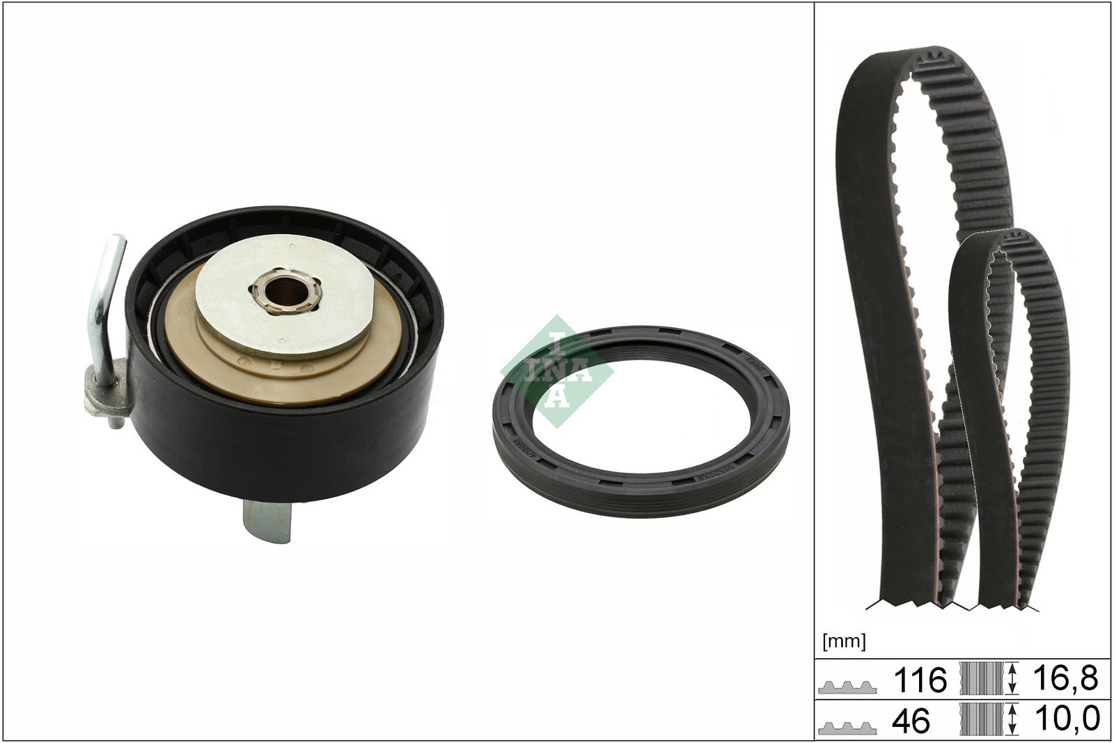 SCHAEFFLER INA 530 0961 10 Timing belt kit