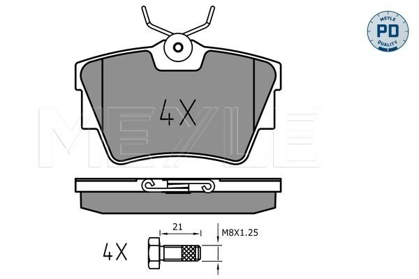Brake Pad Set, disc brake-1