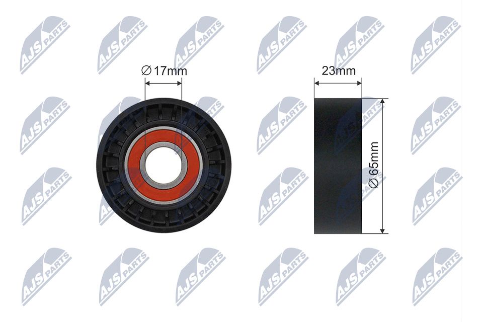 NTY RNK-FR-039 Tensioner pulley, v-belt