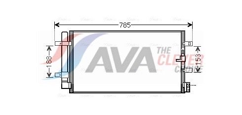 AVA CLEVER CHOICE AIA5360D Condenser, air conditioning