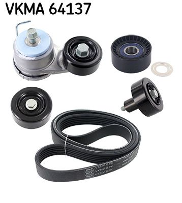 SKF VERTEVO VKMA 64137 V-ribbed belt set