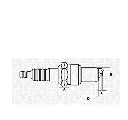 MAGNETI MARELLI 062000773304 Spark plug