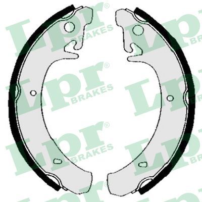 LPR 04830 Brake shoe set