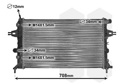 Radiator, engine cooling