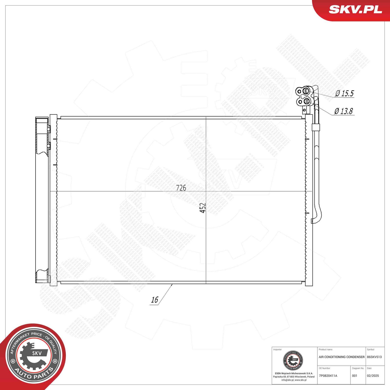 Condenser, air conditioning-4