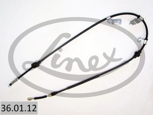 LINEX 36.01.12 Cable pull, parking brake