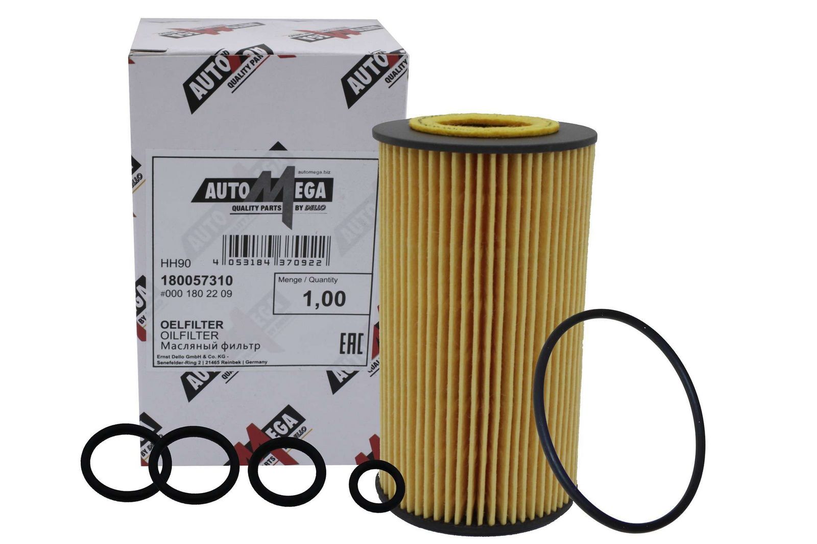 AUTOMEGA 180057310 Oil filter