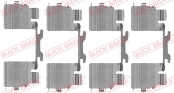 QUICK BRAKE 109-1725 Accessory kit, disc brake pad
