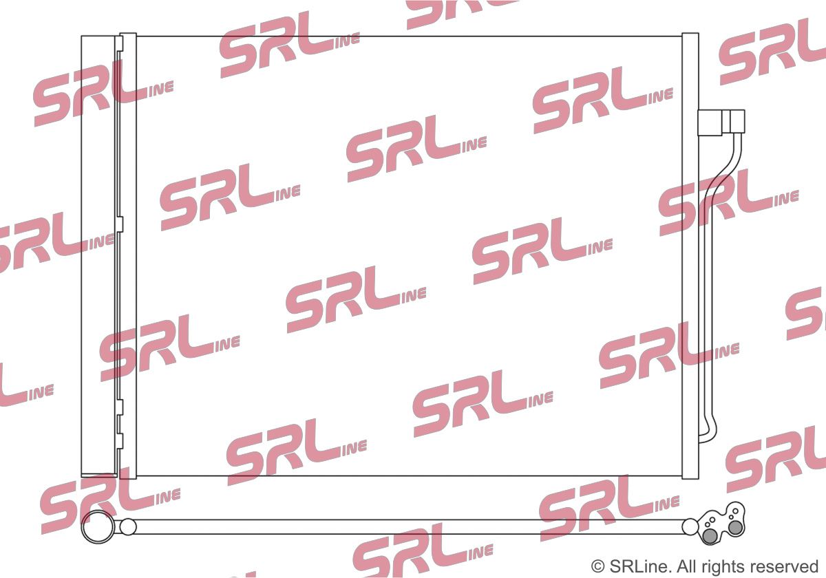 SRLINE 2019K8C1S Condenser, air conditioning