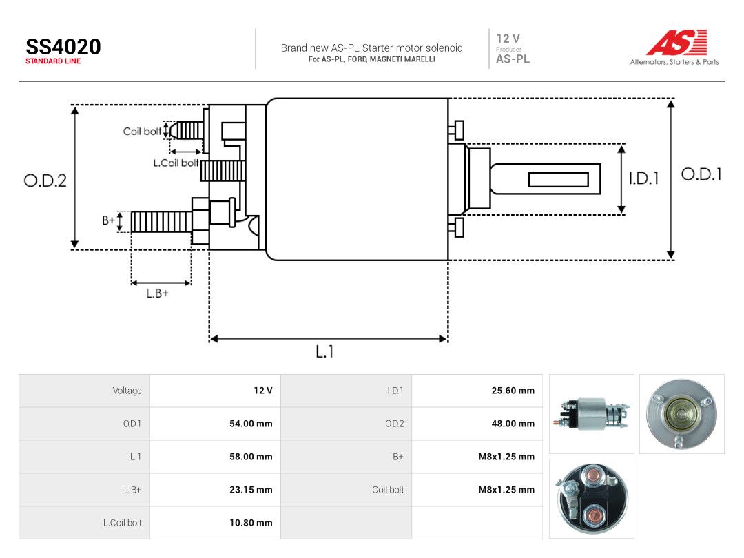 Solenoid Switch, starter-3