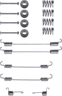 TEXTAR 97010100 Accessory kit, brake shoes